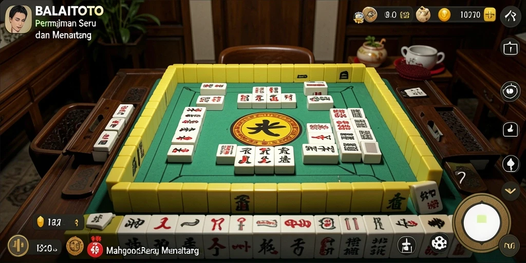 Tampilan screenshot gameplay BALAITOTO menampilkan keseruan permainan Mahjong.