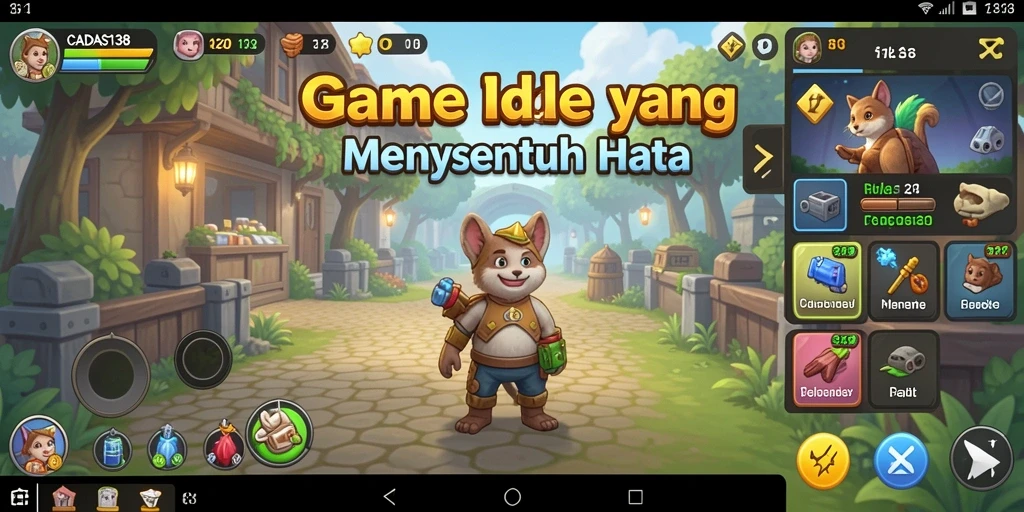 Gameplay Idle yang menenangkan dan menarik di CADAS138.