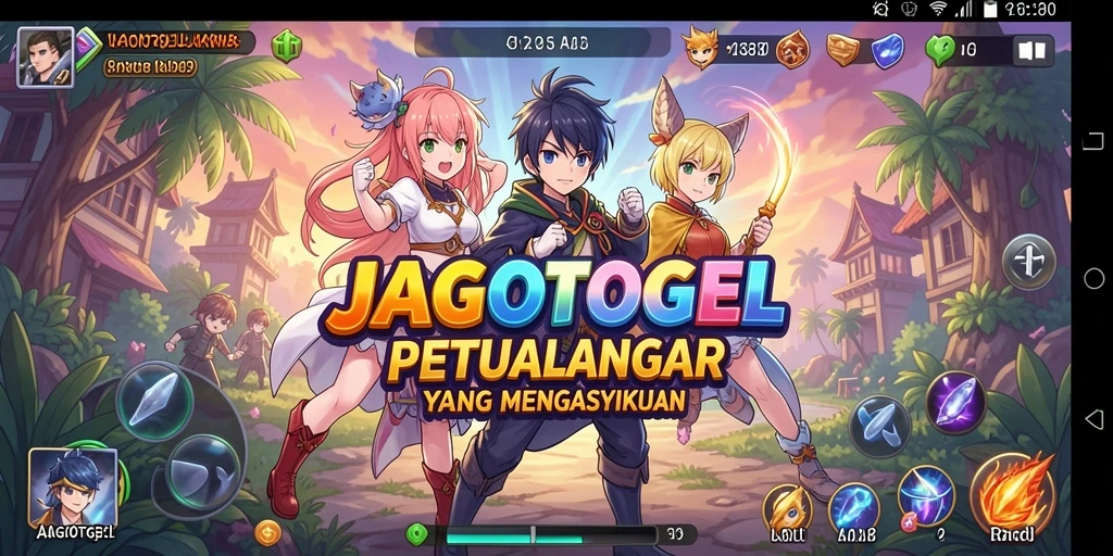 Tampilan gameplay JAGOTOGEL yang menarik di dunia Anime.