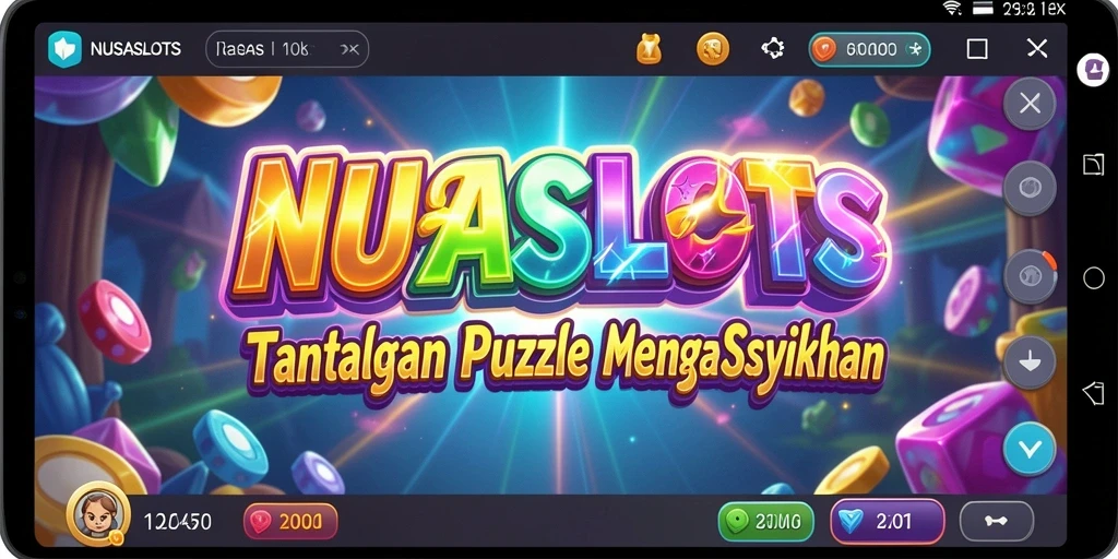 Screenshot utama NUSASLOTS menampilkan gameplay Puzzle yang seru dan mendebarkan.