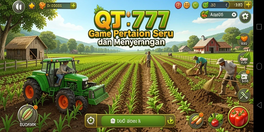 Tampilan gameplay QT777 yang penuh warna dan menarik.