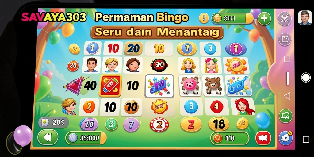 Screenshot gameplay yang menunjukkan keseruan bermain Bingo.