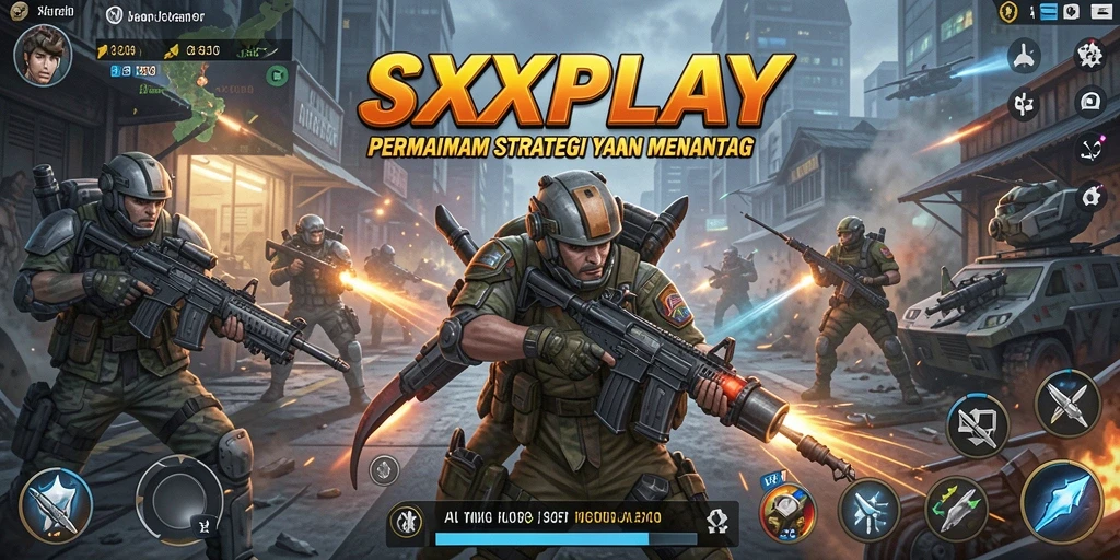 Tampilan gameplay seru dari SXXPLAY yang penuh strategi.